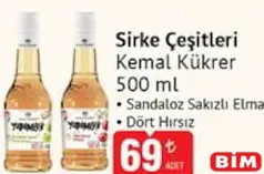 KEMAL KÜKRER SİRKE ÇEŞİTLERİ 500 ML KEMAL KÜKRER SİRKE ÇEŞİTLERİ 500 ML